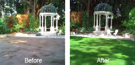art turf before after Artificial Grass for Home, Business and Public Areas Landscaping