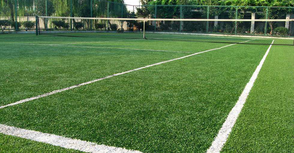 Gazon artificiel pour courts de tennis